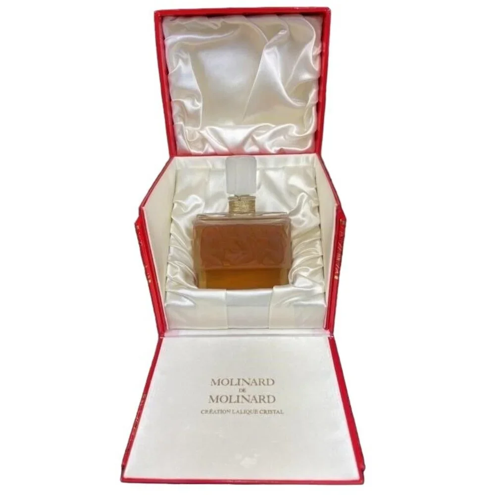 Molinard de Molinard Extrait 1979 Limited Edition in Lalique Cristal COA and box